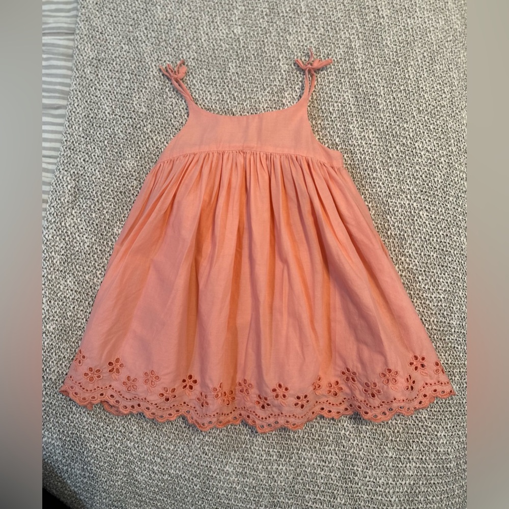 Adorable Baby Gap Coral Eyelet Dress size 18-24 Months